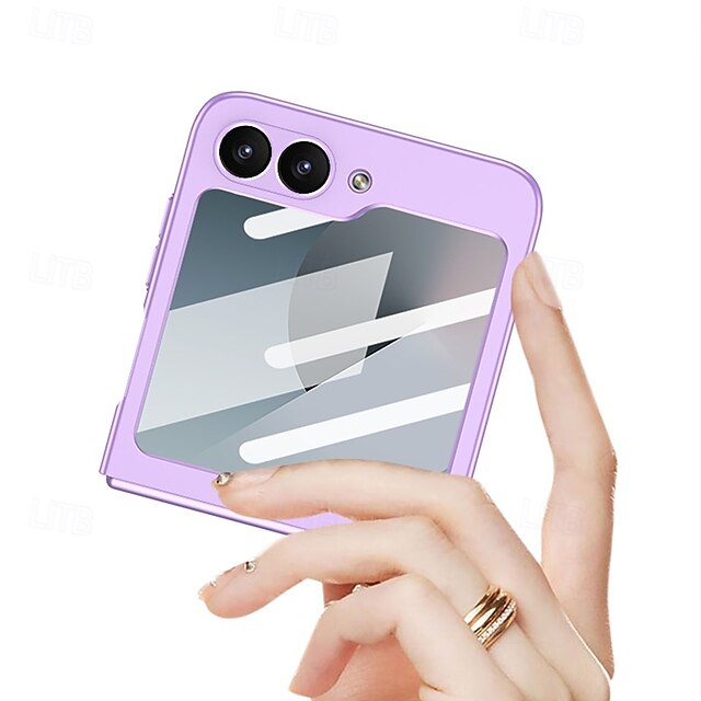  電話 ケース 用途 サムスンのギャラクシー Zフリップ7 Z Flip 4 バックカバー スタンド付き 耐衝撃 レトロ風 強化ガラス PC