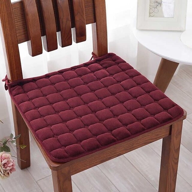 Soft Chair Pads Thick Soft Chair Cushions Super Soft and Comfortable Plush Chair Cushion Non Slip Seat Cushion Comfortable Dining Chair Pads for Dining Chairs3