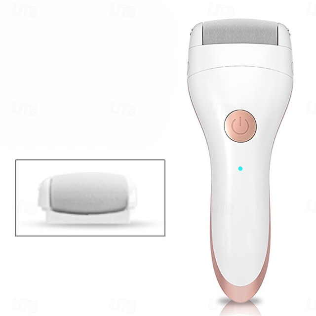  Portable Cordless Electric Foot File Hard Skin Callus Remover with 2 Roller And Rechargeable Foot Care Tool for Dry Dead and Cracked Feet