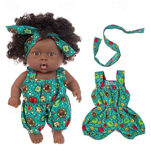  bambole reborn nere realistiche - bambole neonate americane nere realistiche da 8 pollici