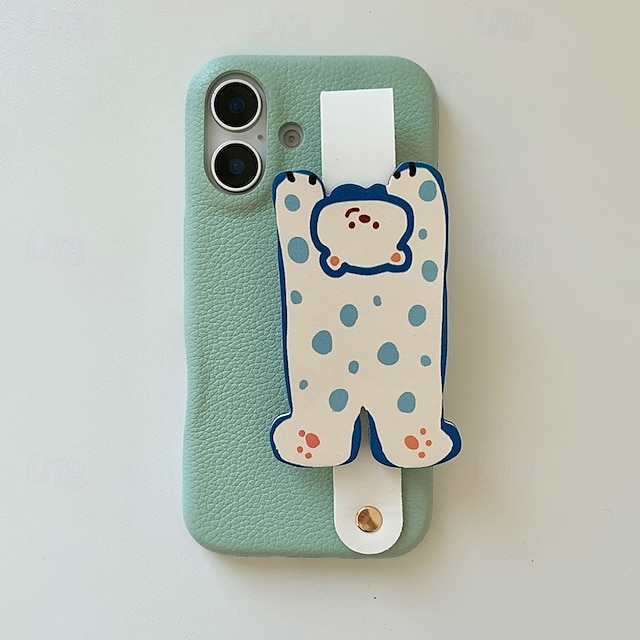  telefoon hoesje Voor iPhone 16 Pro Max Plus iPhone 16 iPhone 16 Pro iPhone 15 Pro Max Plus iPhone 15 iPhone 14 Pro Max iPhone 13 12 11 Pro Max Achterkant met polsband Schokbestendig Retro TPU PU-nahka