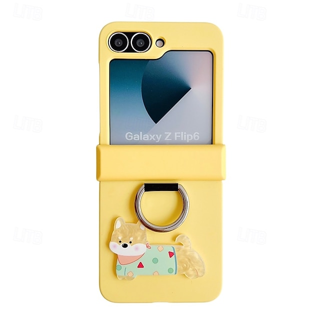  teléfono Funda Para Z Flip 7 Z Flip 6 Z Flip 5 Z Flip 4 Z Flip 3 Hebilla de anillo Antigolpes Retro TPU Silicona