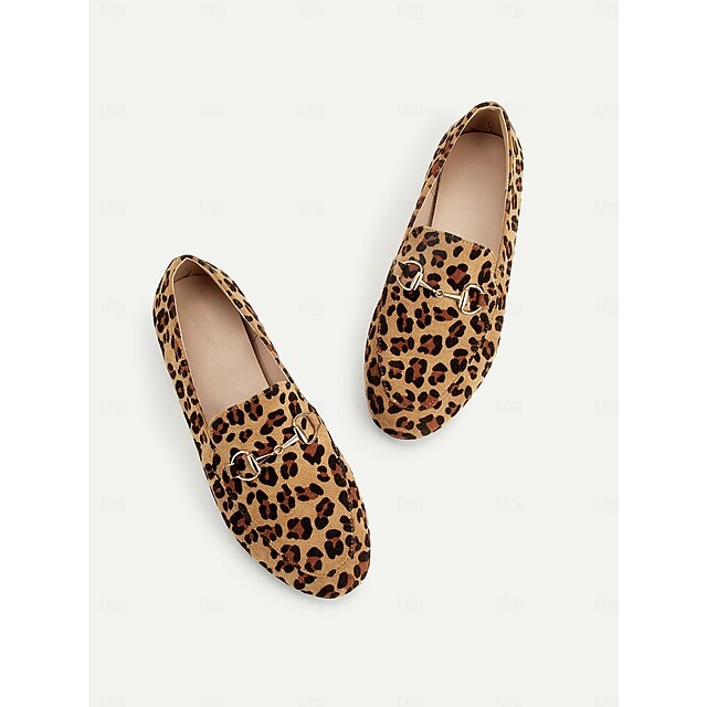 🐆 Women’s Pointed-Toe Low-Cut Leopard Print Casual Shoes main image 1