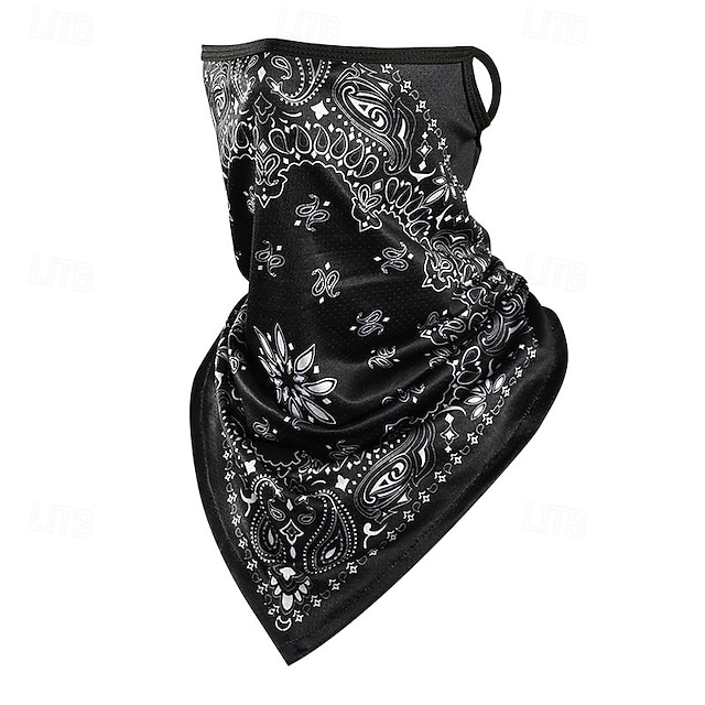  Nekmanchet nekbuis Bandana Sportsjaal Gezichtsmasker Grafisch Zonbescherming Winddicht Zacht Comfortabel Fietsen / Wielrennen Rood Zwart+Grey Zwart / Wit voor Voor heren Dames Volwassenen Reizen