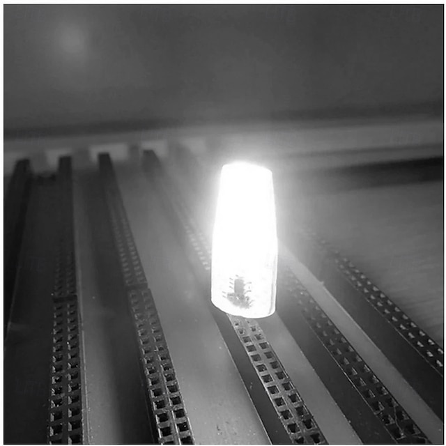  10 قطع من مصابيح LED G8 القابلة للتعتيم، 3 وات 20 مصباح LED سيليكون بديل لثريات الهالوجين 120 فولت