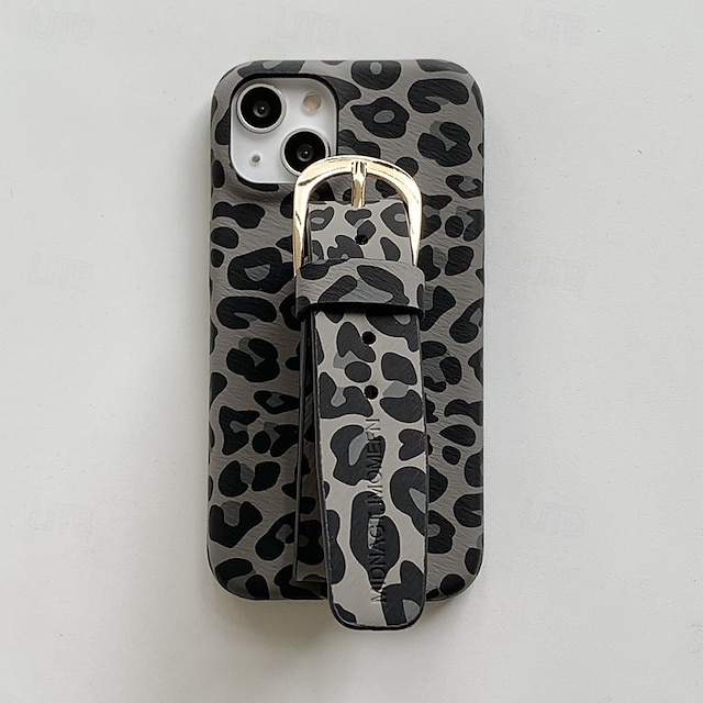  telefoon hoesje Voor iPhone 16 Pro Max Plus iPhone 16 iPhone 16 Pro iPhone 15 Pro Max Plus iPhone 15 iPhone 14 Pro Max Achterkant met polsband Schokbestendig Retro TPU PC PU-nahka
