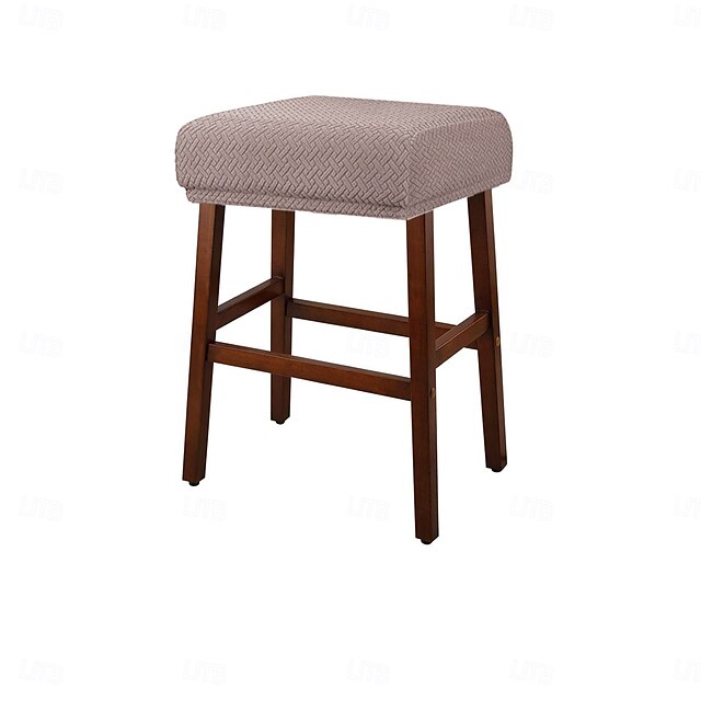  Funda elástica para silla de comedor con respaldo alto, funda para taburete, funda elástica y duradera, perfecta para proteger y refrescar su taburete, agrega comodidad y estilo a la decoración de la cocina, el bar o el comedor
