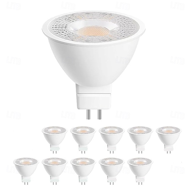  10 יחידות זרקור נורה mr16 מנורת זרקור lampada led ac/dc 12v bombillas ספוט פנס מחליף את מנורת הלוגן 50w כיוון ביתי
