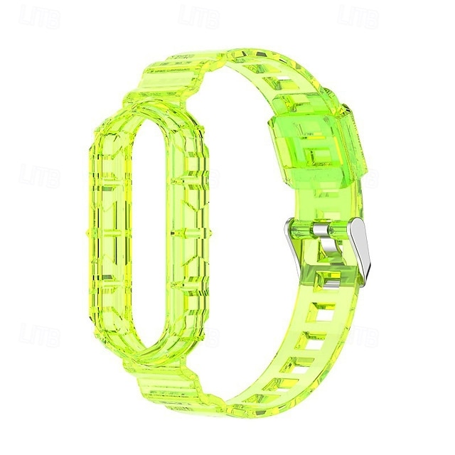  Reim til Smartklokke Kompatibel med Xiaomi Mi Band 6 NFC Mi Band 5 NFC Smartklokke Stropp Justerbar Solo loop Sportsrem Erstatning Armbånd