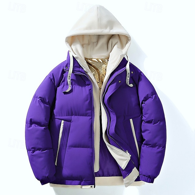  Men's Women's Hoodie Jacket Hiking Fleece Jacket Winter Outdoor Windproof Warm Soft Comfortable Fleece Jackets Full Zip Camping / Hiking / Caving Traveling Winter Sports Black Ivory Yellow Pink Purple