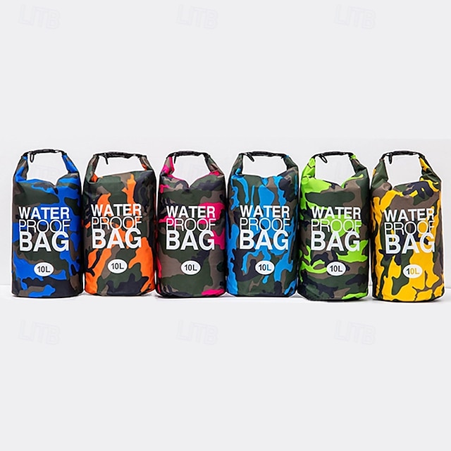  2/5/10/15/20/30 L Sac à dos Daypack Sac à  dos Rucksack Impression Pluie Etanche Design Anatomique Portable Durable Extérieur Randonnée Camping Militaire Nylon Jaune Bleu Roi Fuchsia