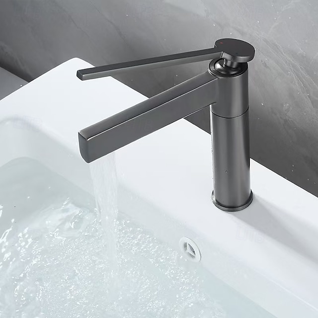  rubinetto per bagno rubinetto per lavabo in ottone spazzolato oro miscelatore rubinetto per lavabo rubinetto per lavabo maniglia singola rubinetto per lavabo caldo freddo