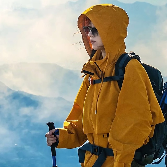  Per uomo Giacca Softshell Giubbino da escursione All'aperto Antivento Resistente all'acqua Giacca leggera Giacca a vento Viaggi Nero Bianco Giallo Rosso Viola