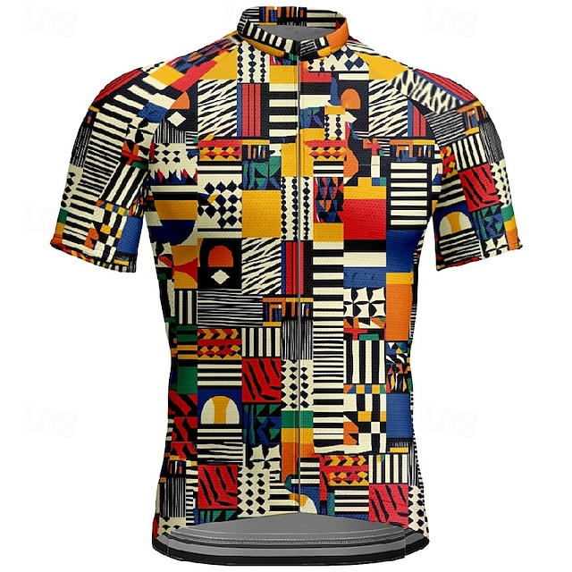  Homme Maillot Velo Cyclisme Manche Courte Cyclisme Tee-shirt Maillot avec 3 poches arrière VTT Vélo tout terrain Respirable Séchage rapide Conception anatomique Mèche Rouge vin Rouge Bleu Bloc de