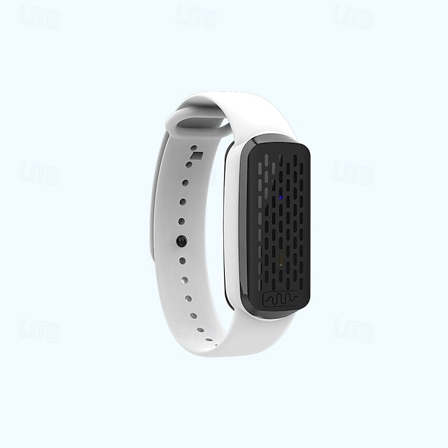  Ultrasonic Mosquito Repellent Bracelet – Waterproof Anti-Bug Wristband with Time Display for Indoor and Outdoor Use