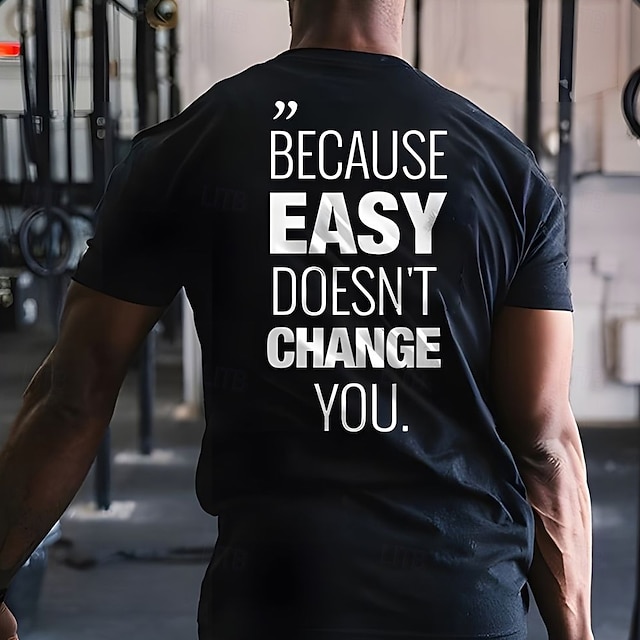  בגדי ריקוד גברים סלנג מצחיק חולצה קצרה שרוולים קצרים חולצה קצרה הדפסת תלת מימד צווארון עגול קצר חולצה אופנתי בגדי ספורט ומנוחה ספורט חוץ חדר כושר שחור קיץ אביב ביגוד S M L XL XXL XXXL