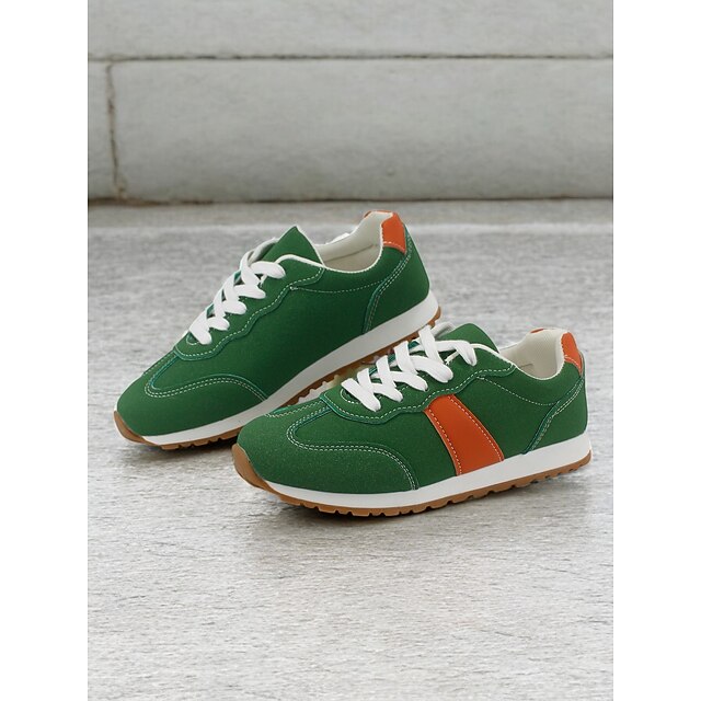  retro-geïnspireerde groene suède sneakers voor dames met rubberen zool - comfortabel en stijlvol voor dagelijks gebruik