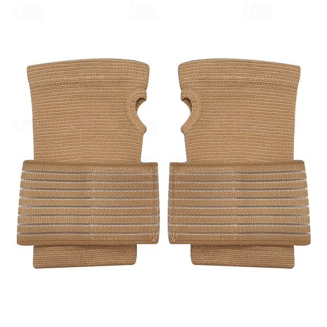  tutore per polso, 2 confezioni di supporto elastico per polso con cinturino, fascia di compressione per polso, cinturino regolabile per polso allevia il dolore al polso, tendinite, uso sportivo per