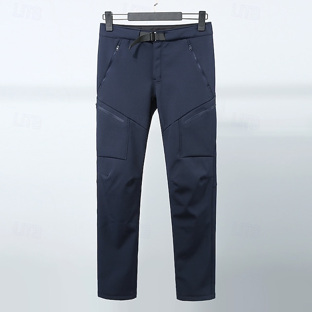  Voor heren Combatbroek Cargohosen Tactische broek Militair Winter Buiten Normale pasvorm waterdicht Ademend Sneldrogend Broeken / Regenbroek / Overbroek Donker Grijs Zwart Jagen Klimmen Kamperen