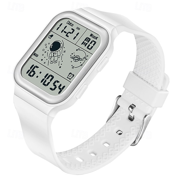  SANDA Masculino Relogio digital Criativo Moda Relógio de Pulso Resistente ao Choque repetidor de minutos Luminoso Cronômetro Relogio Despertador TPU Assista