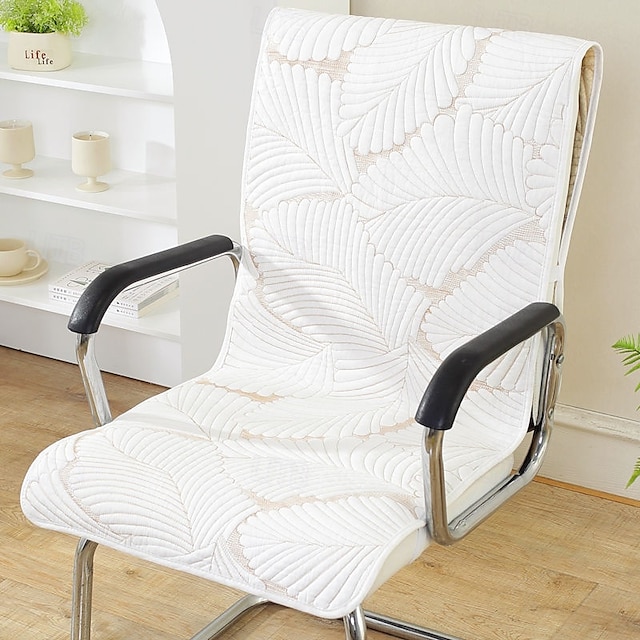  Funda de silla de comedor de algodón, funda suave y transpirable, perfecta para proteger y refrescar las sillas de comedor, agrega comodidad y un toque clásico a la decoración de su comedor.