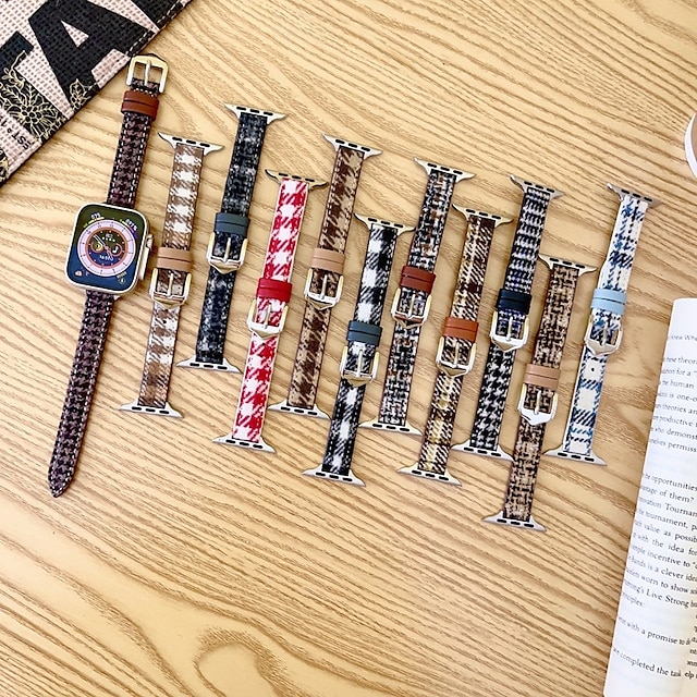  Pulseira Esportiva Compatível com Pulseira Apple Watch 38mm 40mm 41mm 42mm 44mm 45mm 49mm Fecho de Metal Ajustável Tecido pulseira de substituição para iwatch Ultra 2 Series 9 8 7 SE 6 5 4 3 2 1