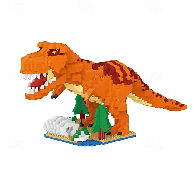  Jurassic Dinosaur Micro Building Blocks, 2316pcs Tyrannosaurus Rex DIY Mini Diamond Blocks Bricks Toy Dinosaur for Boys Age 8-12 9 10 11 12 13 14 15 16 Teens Adults