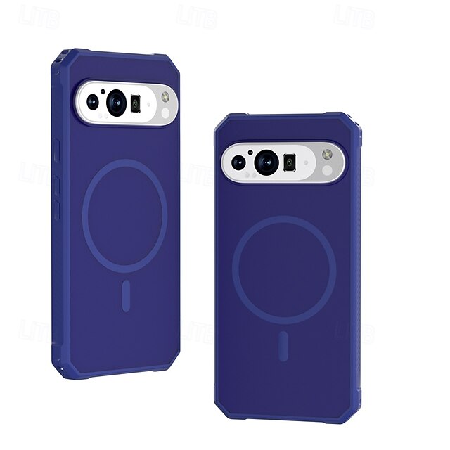 telefono Custodia Per Pixel 9 Pro Pixel 9 Pro XL Pixel 9 Per retro A calamita Supporta la ricarica wireless Resistente agli urti Retrò TPU
