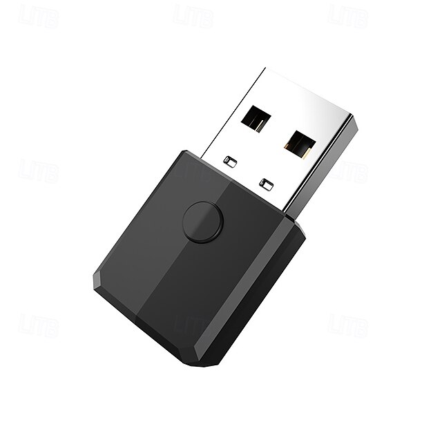  Receptor Bluetooth 5.0 para automóvil, adaptador auxiliar Bluetooth con cancelación de ruido, receptor de música Bluetooth para estéreo doméstico/auriculares con cable/llamadas manos libres, duración
