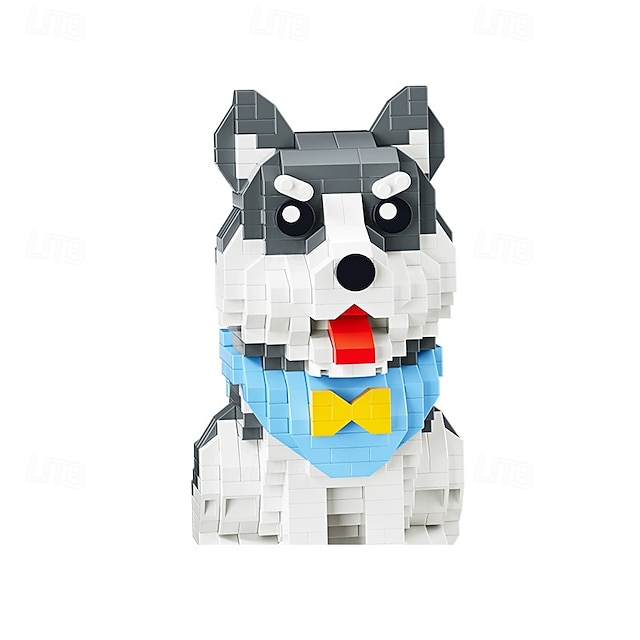  マイクロミニブロック犬シリーズペット犬動物モデルセット - 子供と大人への組み立てとペットのおもちゃのギフト