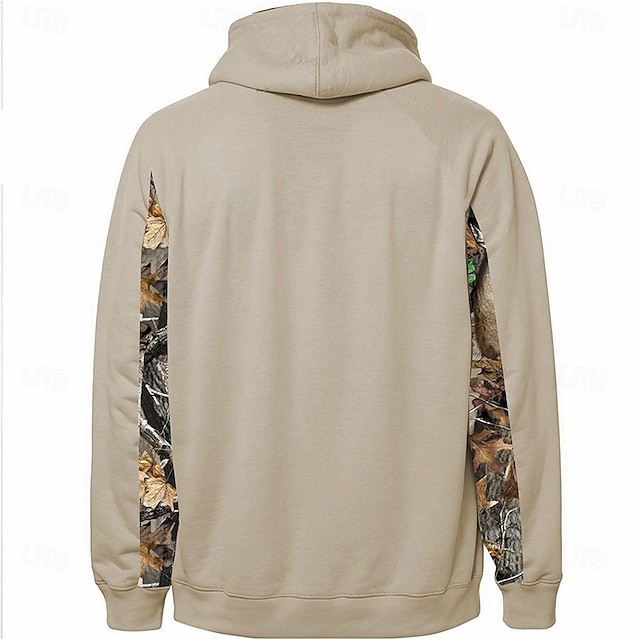  Homens Cowboy Veado Moletons Moletom Manga Longa Moletom com capuz Com Capuz Moda Impressão 3D Feriado Viagem Streetwear Marron Cinzento Zíper Bolsos Com Cordão Outono Inverno Designer