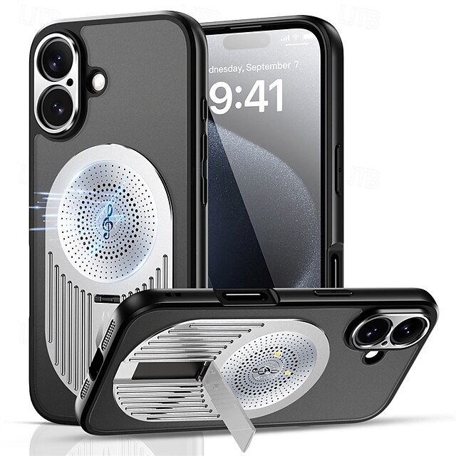  telefoon hoesje Voor iPhone 16 iPhone 16 Pro iPhone 16 Pro Max iPhone 15 iPhone 15 Pro Max iPhone 14 Pro Max iPhone 13 Pro Max Achterkant met standaard Magnetisch Ondersteuning draadloos opladen Retro