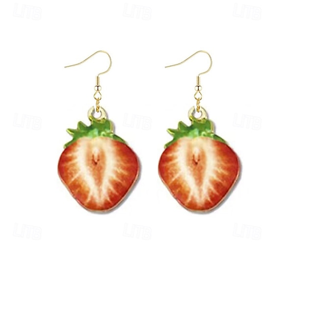  Mujer Pendiente Lujoso Alegría Elegante Lujo Aretes Joyas Borgoña Para Fiesta