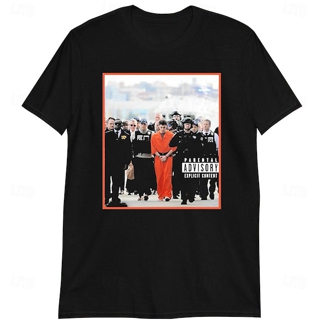  Anime Character Luigi Mangione T-shirt Graphic For Couple's Men's Women's Adults' Masquerade Hot Stamping Casual Daily