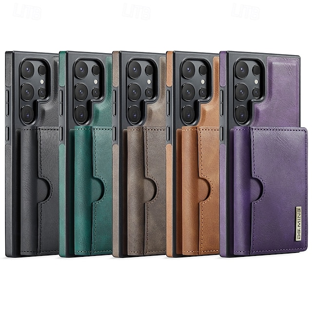  Capa de Telefone para Samsung Galaxy S24 Ultra Plus S24 FE S23 Ultra Plus S22 Plus Ultra S21 Ultra S25 Capa Traseira com Suporte Magnético Carregamento Sem Fio Retro TPU PC