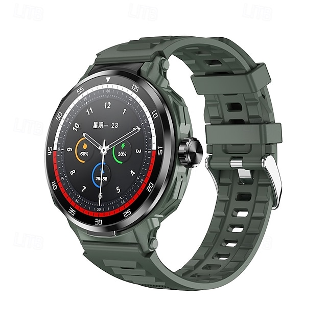  D11 Smart Watch 1.46 inch Smartwatch Fitness Running Watch Bluetooth Pedometer Call Reminder Sleep Tracker Compatible with Android iOS Women Men Long Standby Hands-Free Calls Waterproof IPX-0 51mm