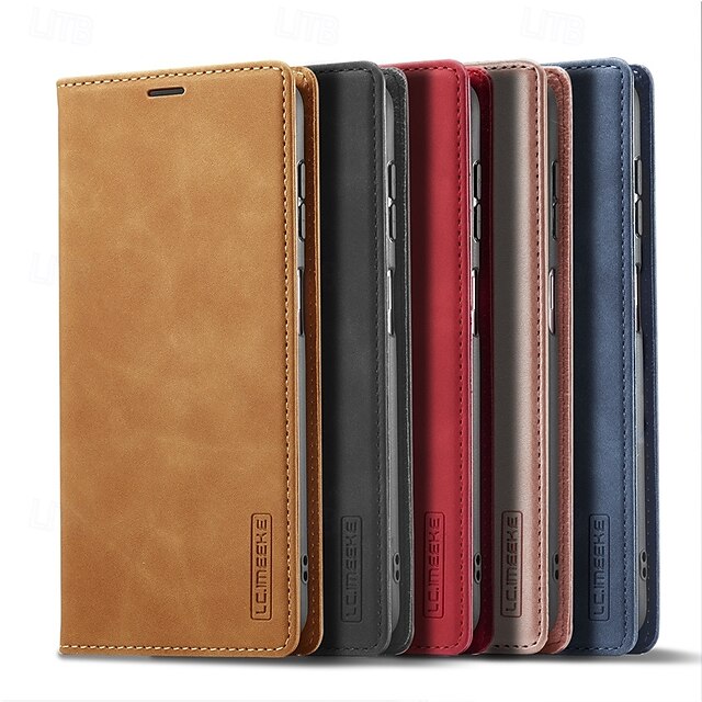  Phone Case For Samsung Galaxy A21s S25 Ultra Flip Cover with Stand Holder Magnetic Card Slot Retro TPU PU Leather