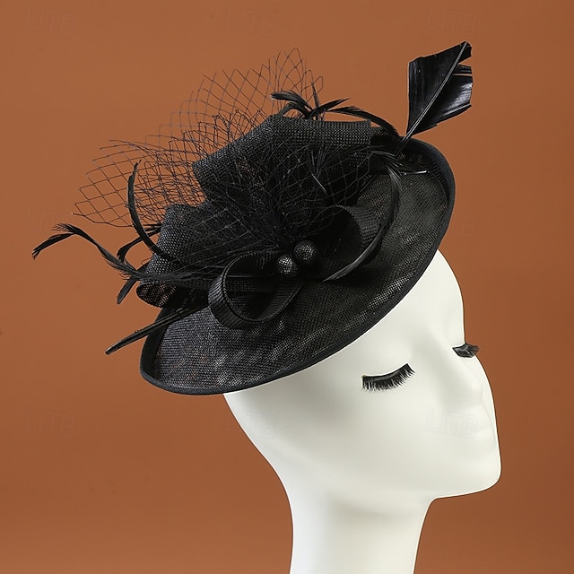  teselskap hatt fascinator - 2025 high tea party kentucky derby pillbox lue 1920-talls hodeplagg for dame kvinner jenter