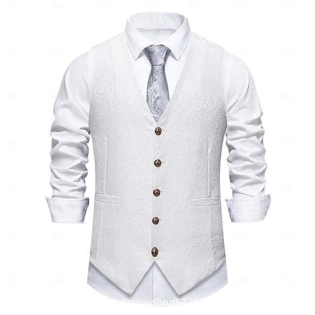  Retro Řvoucí 20s 20. léta 20. století Kamizelka Vesta Velký Gatsby Gentleman Retro Pánské Vánoce předvečer Všech svatých Karneval Výkon loučení se svobodou nevěsty Festival Dospělé Vesta Celý rok
