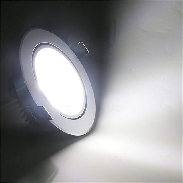  led downlight 7w reflektor sufitowy lampa wpuszczana oświetlenie domu do kuchni salonu łazienki 2/4 szt