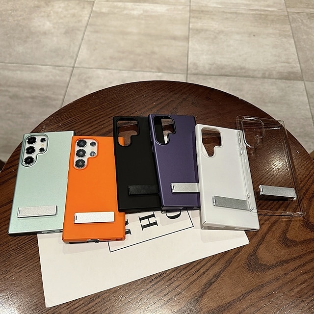  Phone Case For Samsung Galaxy S24 S24 Ultra Plus S23 S23 Ultra S23 Plus S25 Ultra Back Cover with Stand Holder Shockproof Retro PC
