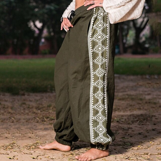 Men's Linen Pants Trousers Summer Pants Baggy Pants Beach Pants