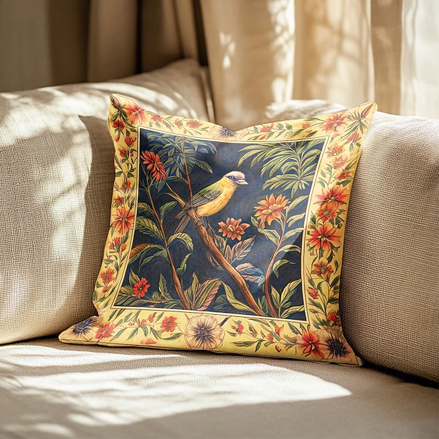 Double Side Pillow Cover 4PC Tree of Life Soft Decorative Square Cushion Case Pillowcase for Bedroom Livingroom Sofa Couch Chair 11