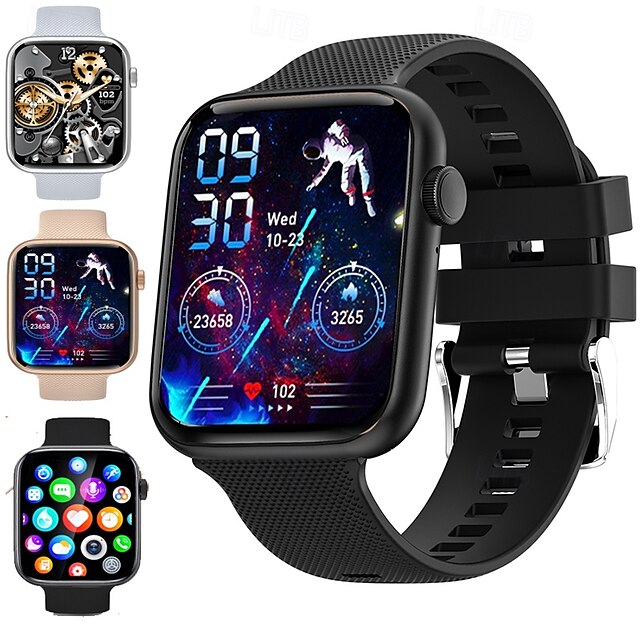  iMosi HT15 Reloj inteligente 1.85 pulgada Smartwatch Reloj elegante Bluetooth Podómetro Recordatorio de Llamadas Seguimiento del Sueño Compatible con Android iOS Mujer Hombre Llamadas con Manos