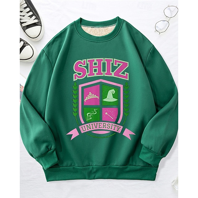  Jungen Mädchen 3D Graphic Buchstabe Kapuzenpullover Langarm Herbst Winter Modisch Basic kinderkleidung 5-12 Jahre Rundhalsausschnitt Outdoor Casual Täglich Regular Fit