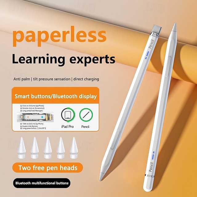  canetas stylus universais bp-16 para telas sensíveis ao toque ponta fina lápis digital inteligente ativo compatível com ipad e a maioria dos tablets