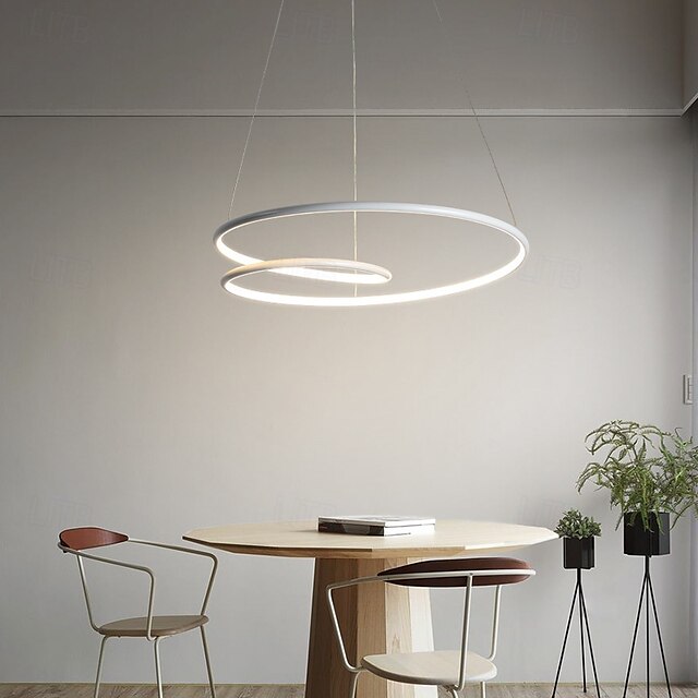  lampade a sospensione a led lampada a sospensione irregolare lampada a led in ferro illuminazione lampada a goccia romantica 220-240v