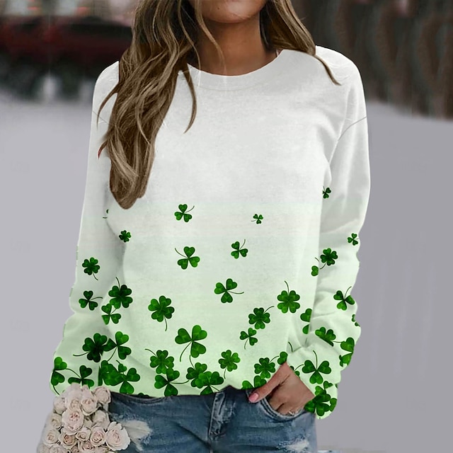 St. Patrick's Day Shamrock Irish Tshirt Cartoon Manga Anime Graphic