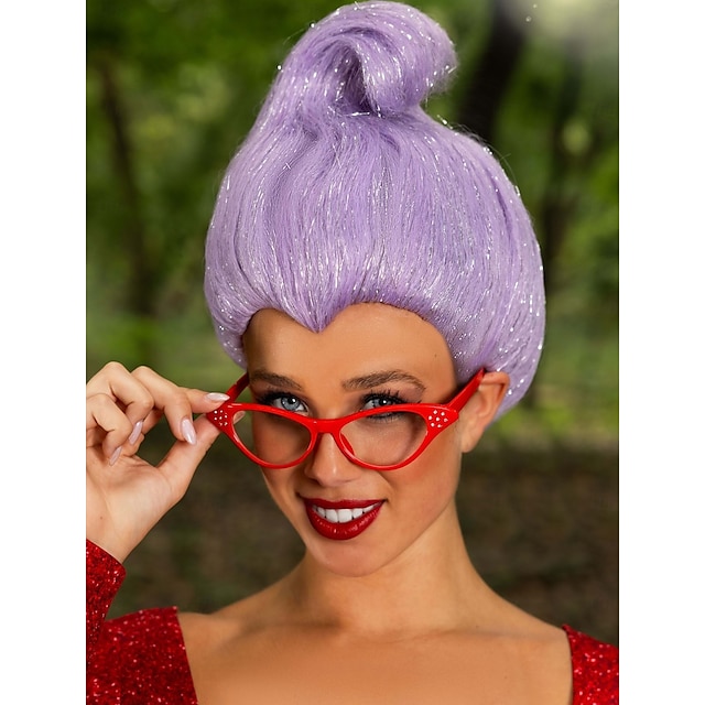  Peruca de Fada Madrinha para Mulheres Para Carnaval Perucas de Halloween