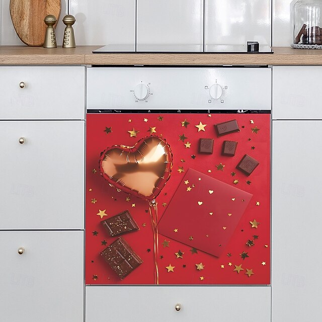 Valentine's Day Decoration Golden Balloon Confetti Chocolate Kitchen